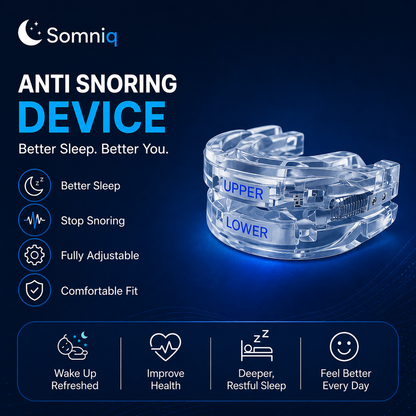 THE COMFORTABLE, NON-TOXIC ANTI-SNORE DEVICE